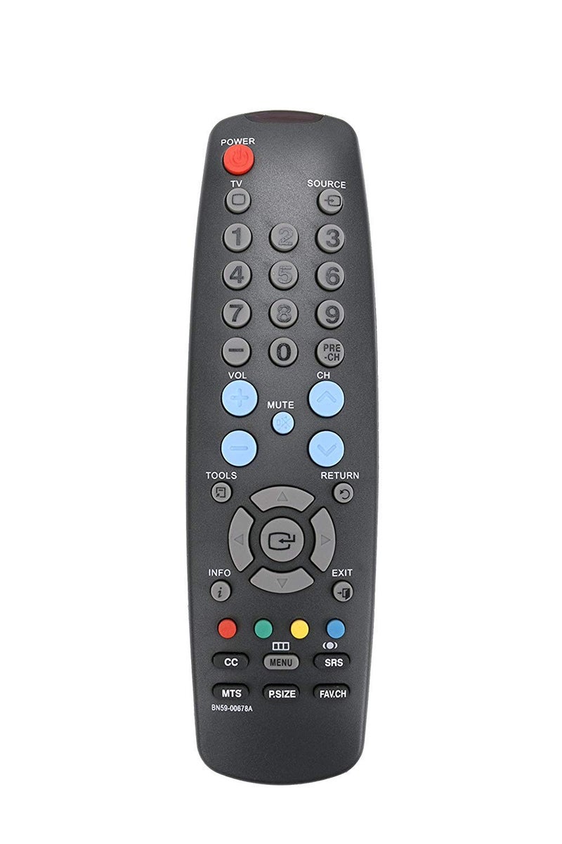 Remote Control BN59-00678A Compatible with Samsung HL61A510J1F HL67A510J1F LN19A330J1H LN19A450C1D LN19A650A1D LN22A330J1D LN22A450C1D LN22A450C1H LN22A650A1D LN26A330J1 LN26A330J1D LN32A300J1D